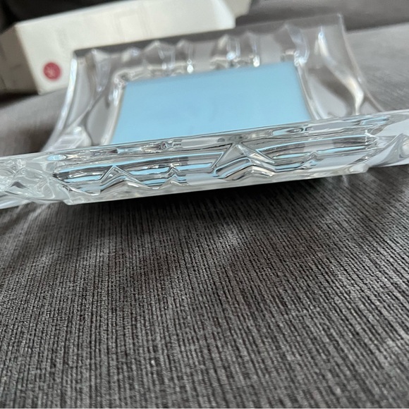 Cristal D’Arques 24% Lead Crystal - Curved picture frame picture Frame  5x7 - Picture 3 of 7